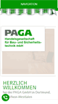 Mobile Screenshot of paga-gmbh.de